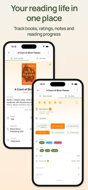 Book organizer - bookshelf screenshot 1
