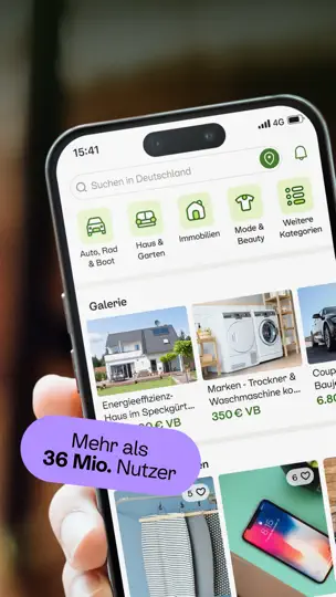Screenshot von Kleinanzeigen: Dein Marktplatz auf dem iPhone 1