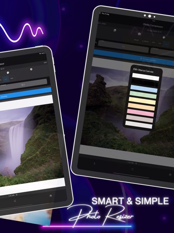 Photo Size Image Resizer iPad screenshot