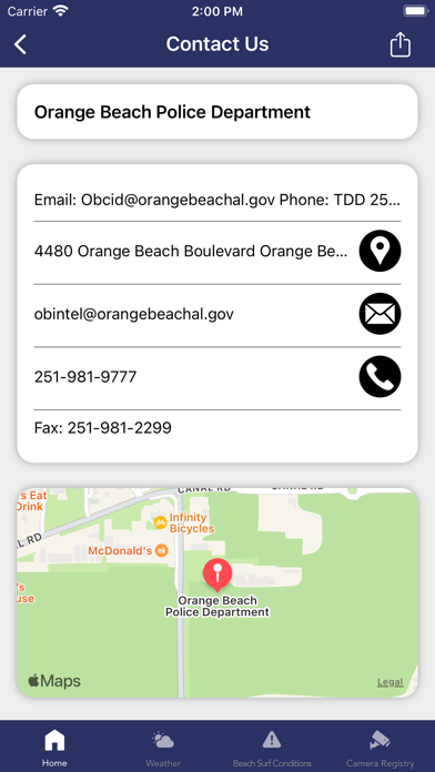 Orange Beach Police AL Screenshot