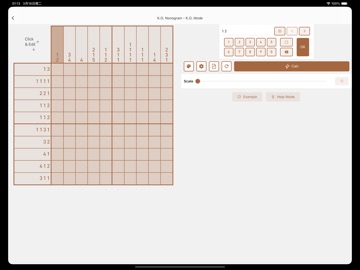 K.O. Nonogram iPad screenshot