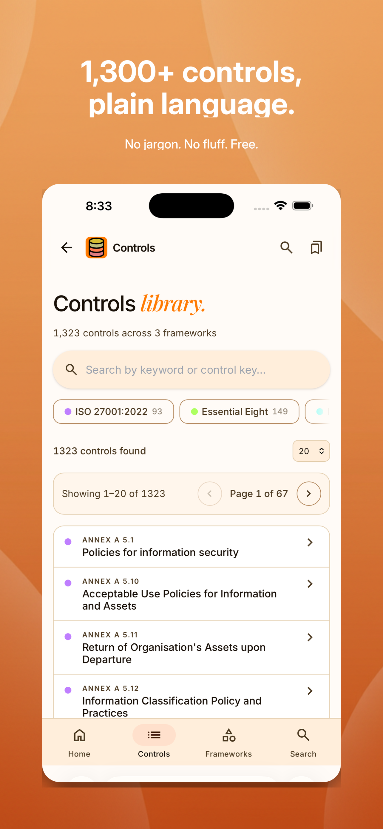 Control Stack: ISO 27001 & E8