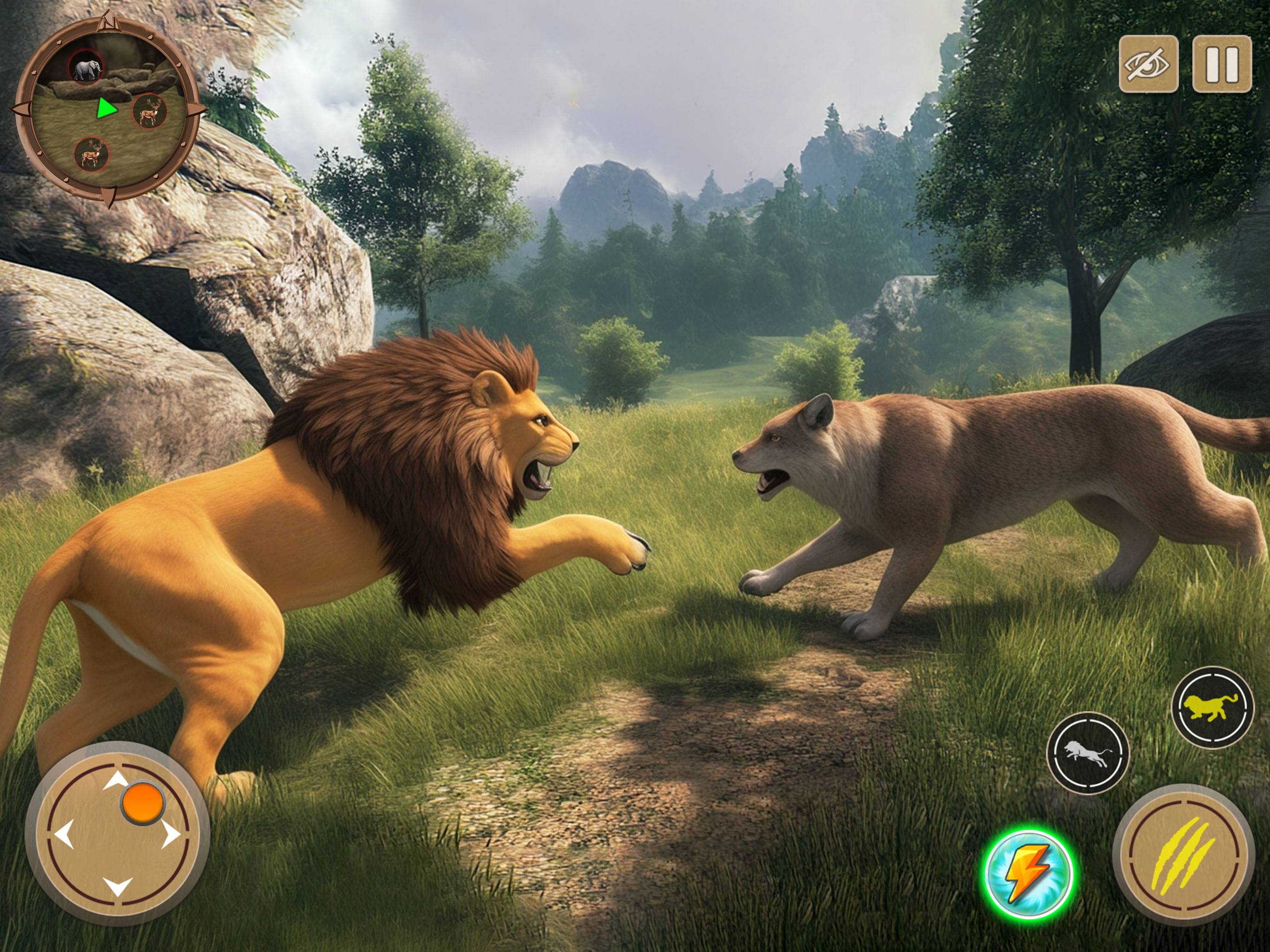 Wild Lion Simulator Games 3D