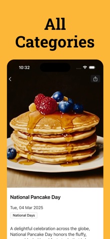 National Day: Calendar 2026 iPhone screenshot