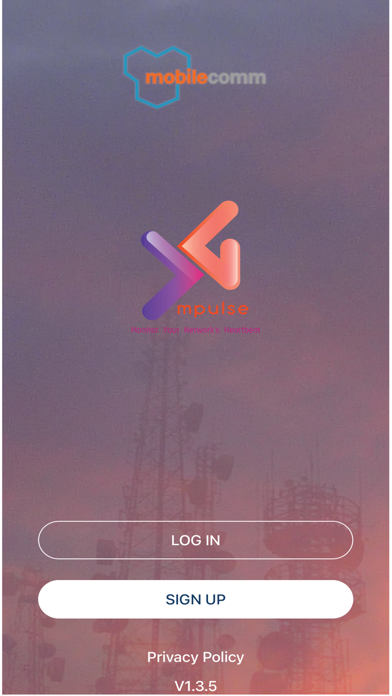 MPULSENET_DEMO app screenshot