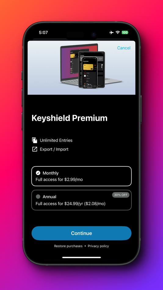 Keyshield - Password Manager - 1.0 - (macOS)