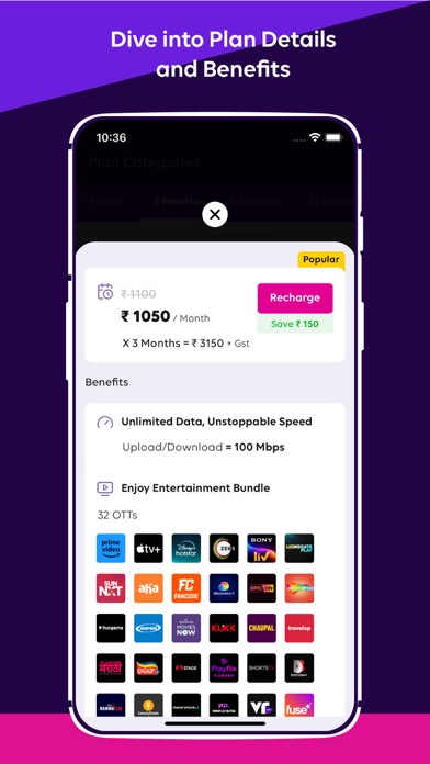 Tata Play Fiber screenshot