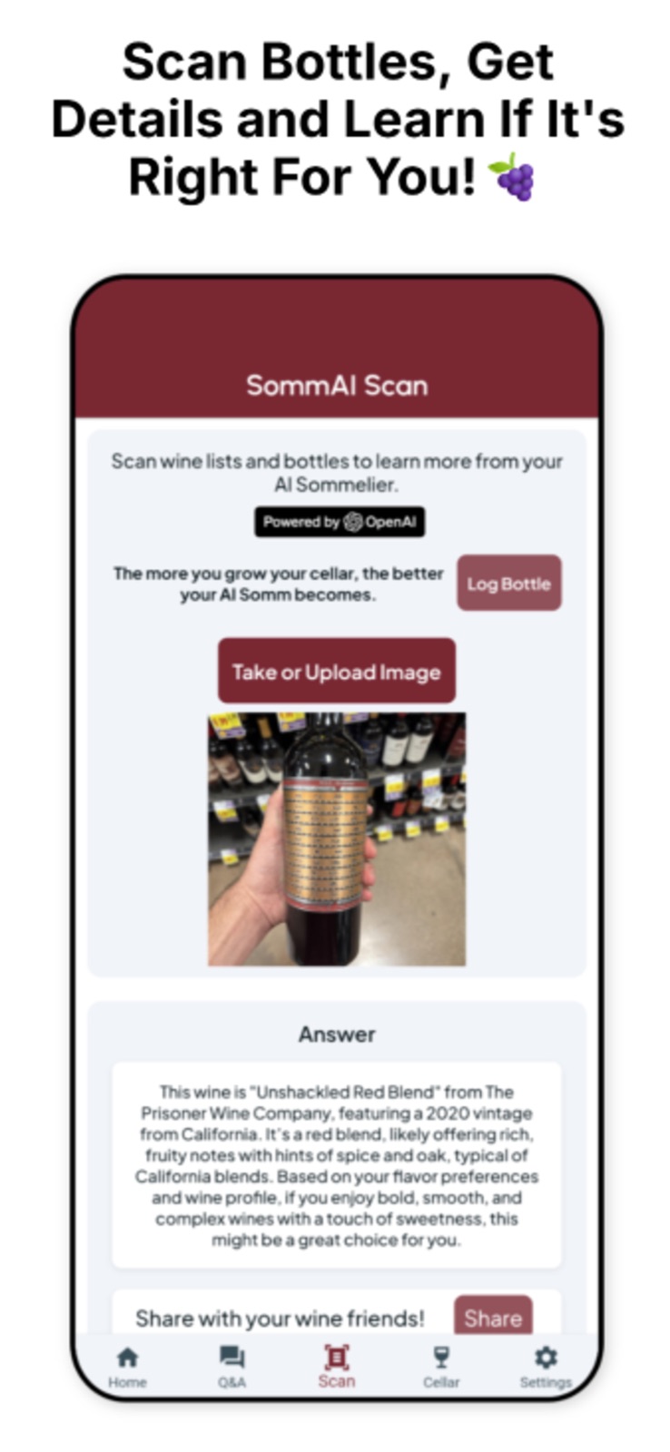 SommAI - Wine Assistant iphone screenshot 2