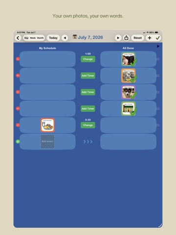 Choiceworks Calendar iPad screenshot