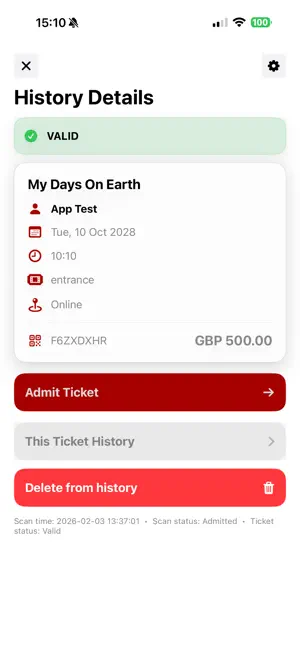 Ticket Scanner - ShowRave screenshot 3