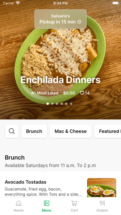 Salsaria's iPhone screenshot 2 - Food & Drink app