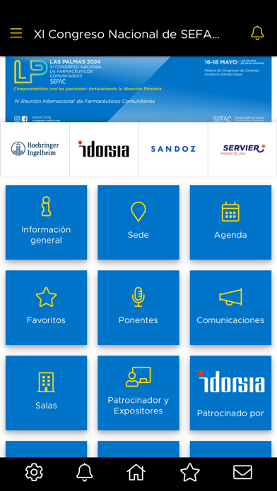 XI Congreso Nacional de SEFAC Screenshot
