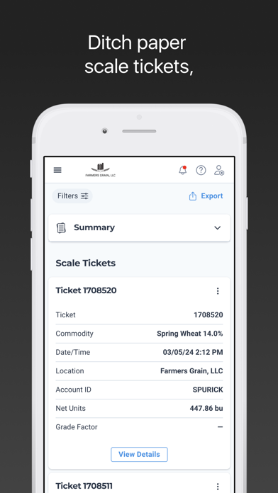 Farmers Grain LLC Screenshot