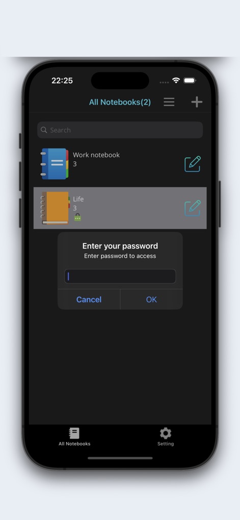 Private Secret Notebook-Memo - Productivity App | MWM