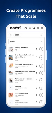 MyNootri coach screenshot