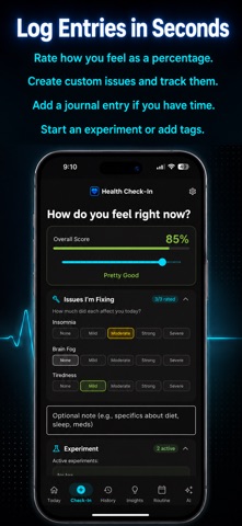 Health Check-In: How I Feel screenshot