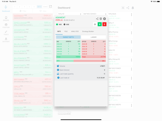 Screenshot #6 pour Navia: Demat, Stocks & Options