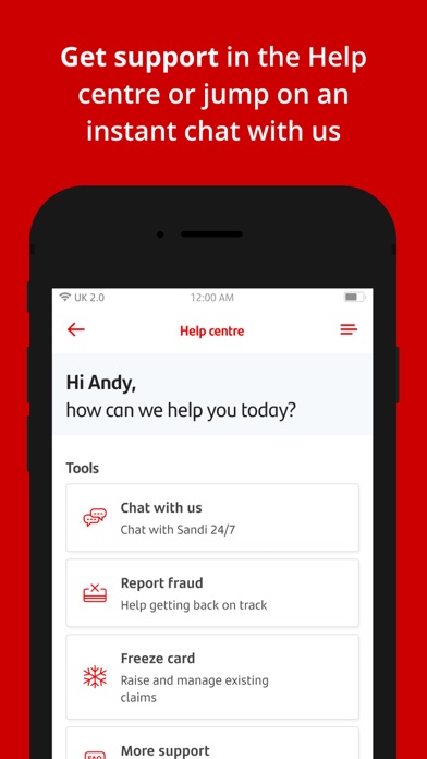Santander Mobile Banking iPhone screenshot 7 - Finance app