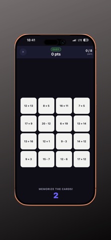 Math Pair: Memory Card Game screenshot