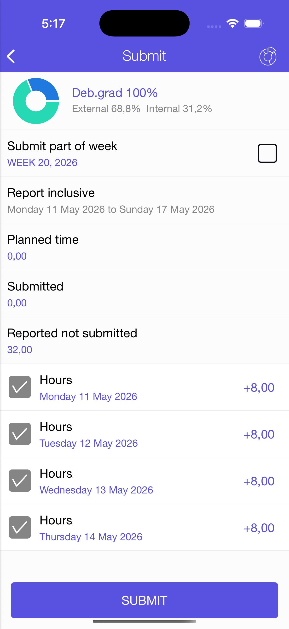 cTimeSheet