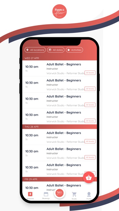 Form & Flow Pilates Screenshot