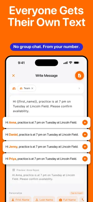 TurboTally: Mass Text Message screenshot 1
