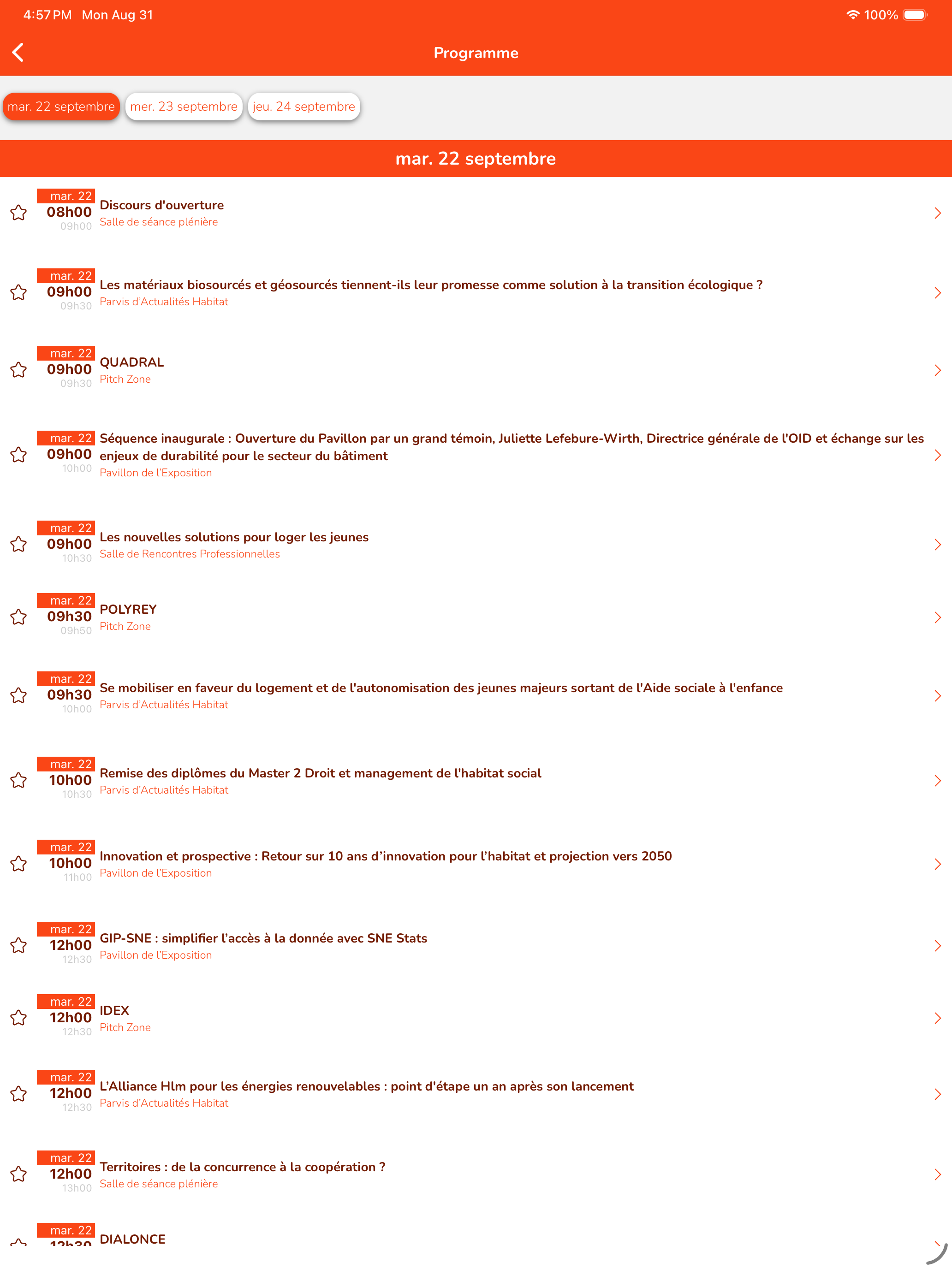 Congrès HLM screenshot 9