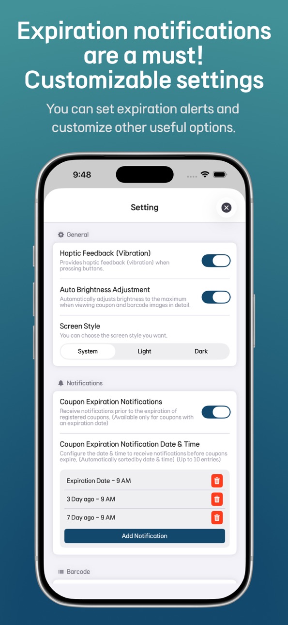 iPhone screenshot