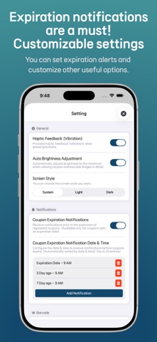 MyCouponBox - Easy Management iPhone screenshot