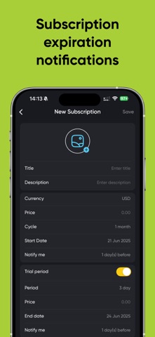 Subscription Manager - Sint Screenshot 4 of 5