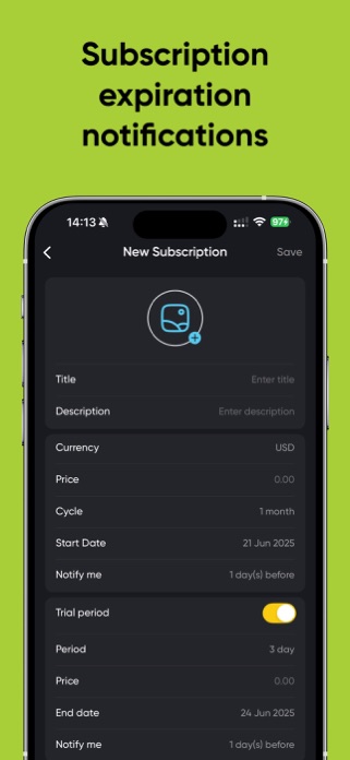 Subscription Manager - Sint Screenshot 4 of 5