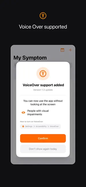 My Symptom - Health Journal screenshot 2