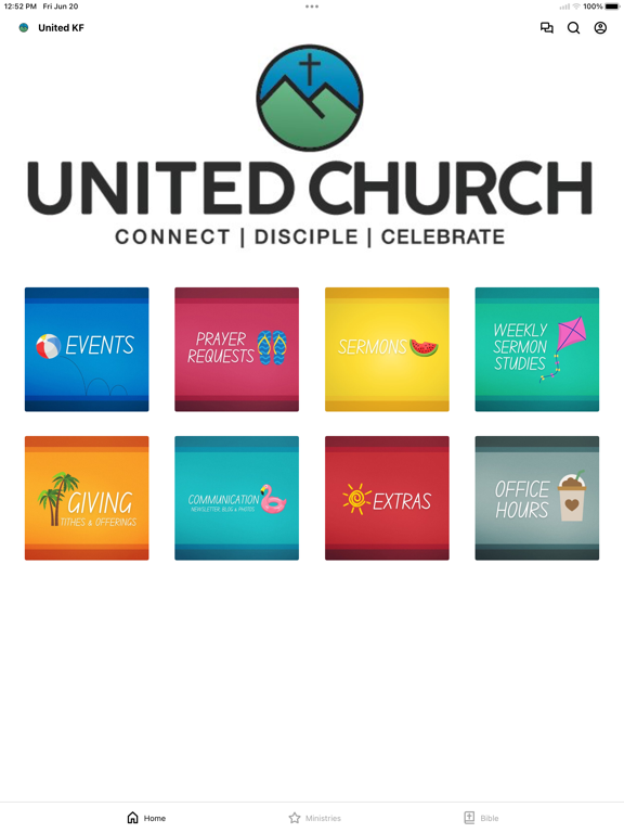 United EFC iPad screenshot 1 - Education app