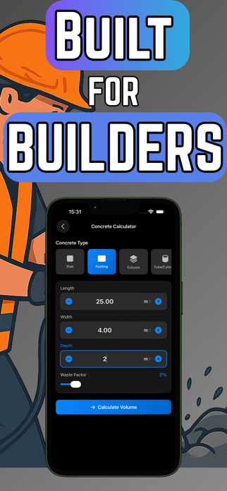 Construction Calculator ConPro Screenshot 1 of 6