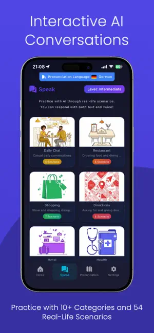 Speak: AI Pronunciation Coach screenshot 1