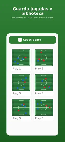 Captura de pantalla de Pizarra De Entrenador en iPhone 4