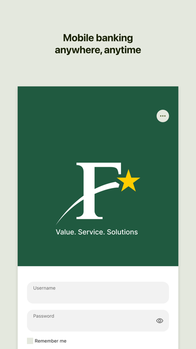 First U.S. Mobile Banking Screenshot 1 of 5