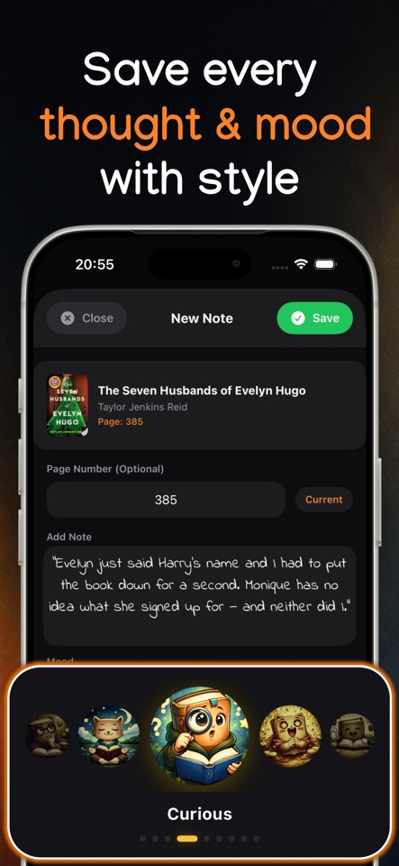 furtherbook: Reading Journal screenshot 2