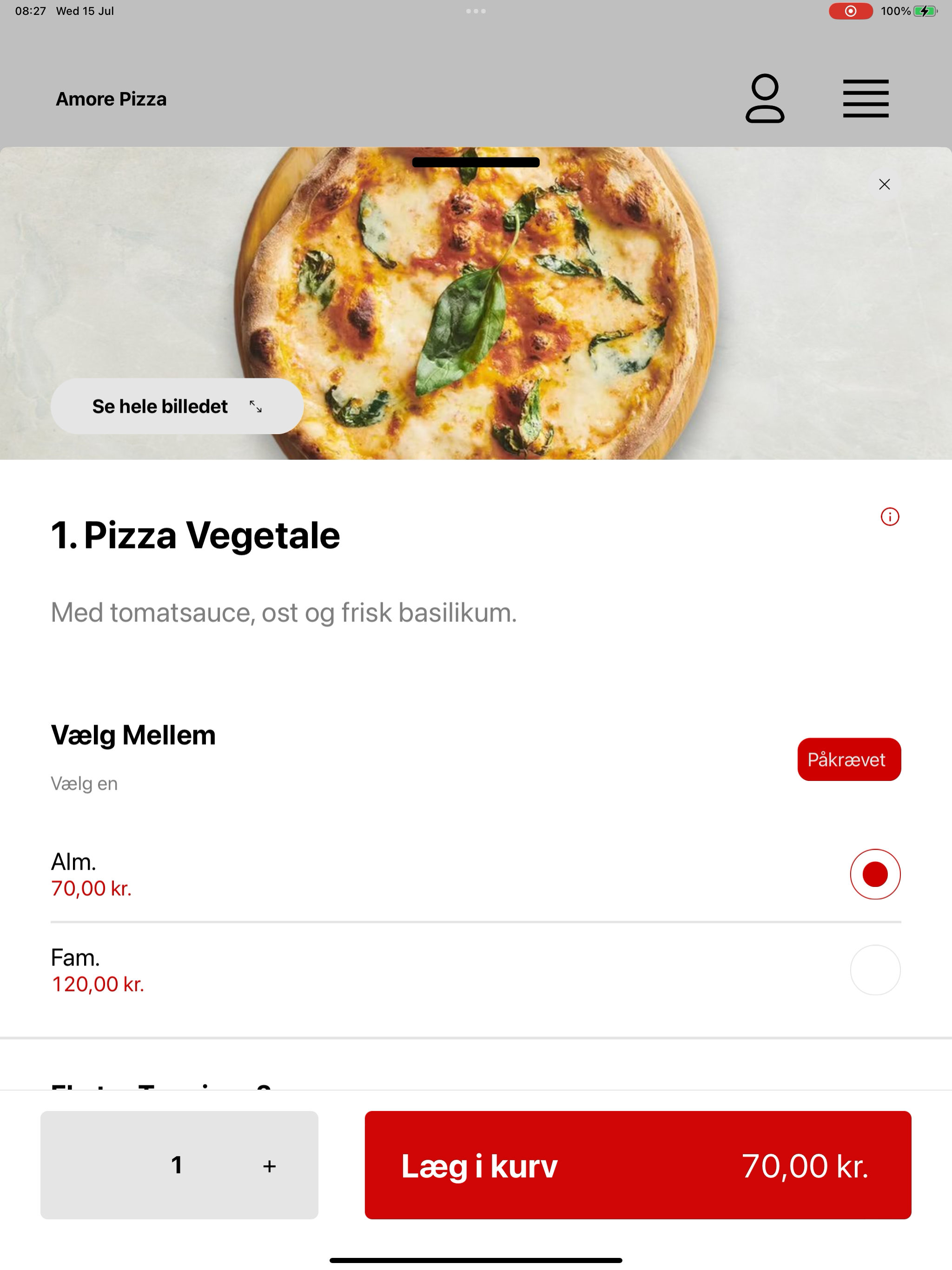 Amore Pizza screenshot 7