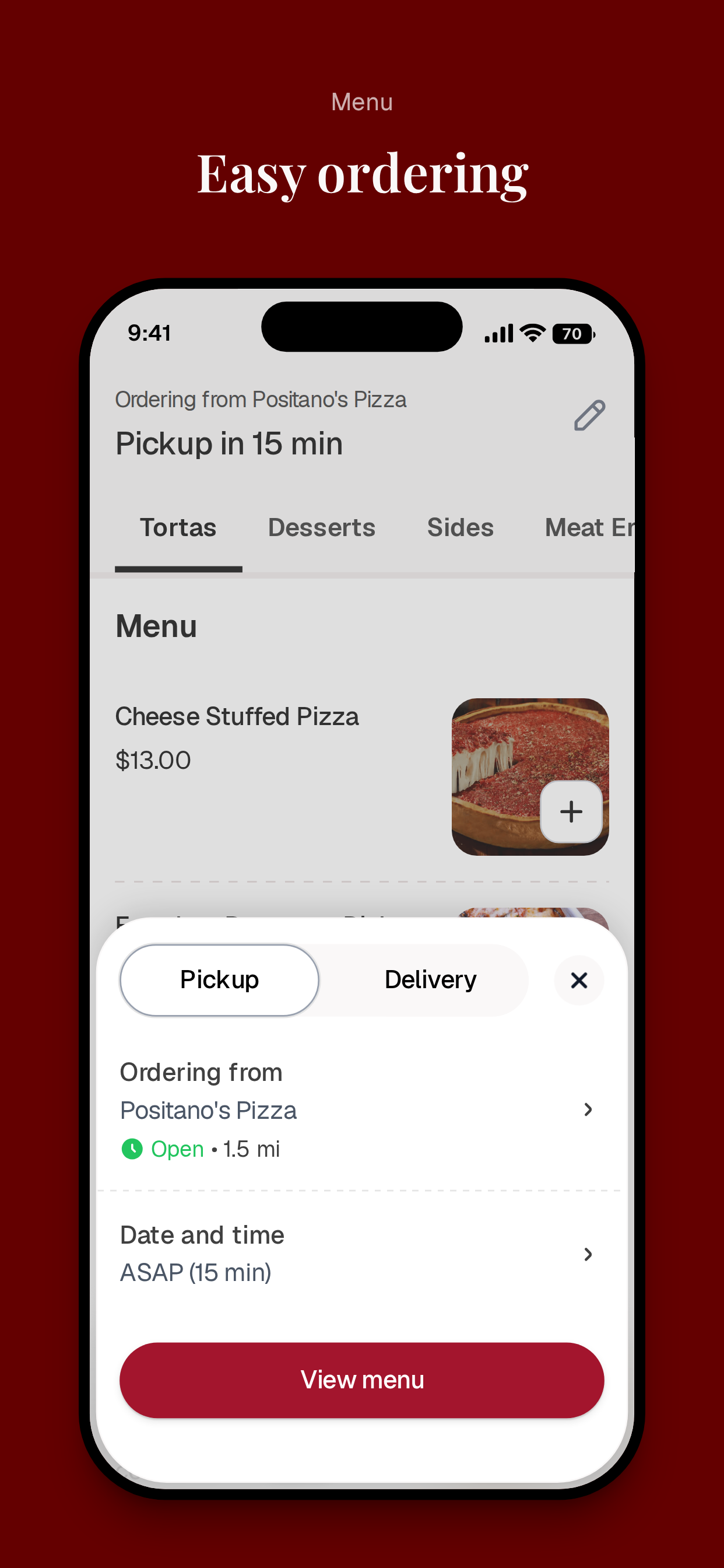Positano's Pizza screenshot 3