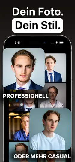Screenshot von RealFake Photos - AI Headshots auf dem iPhone 4