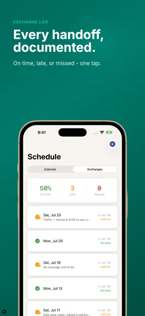 Custody Calendar - Relay screenshot 3