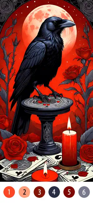 Dark Fancy Color-Coloring Book screenshot 4