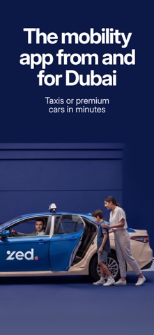 Zed: Dubai Taxi & Premium Cars iPhone screenshot 1 — travel app by Zed LLC