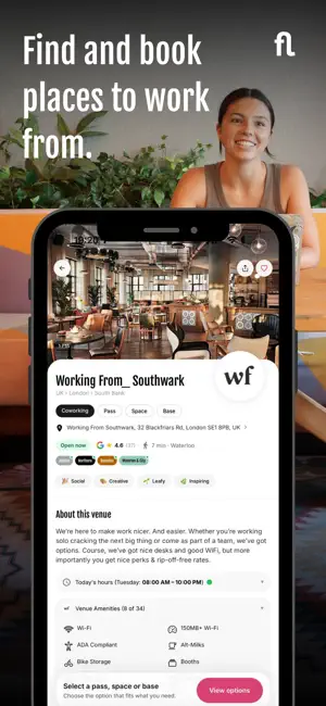 fluxo - Places for Work screenshot 1