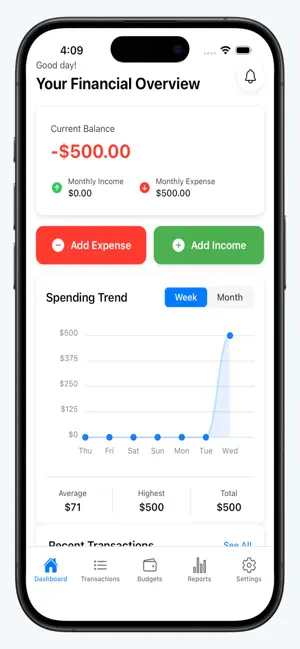 ExpenseElf screenshot 1