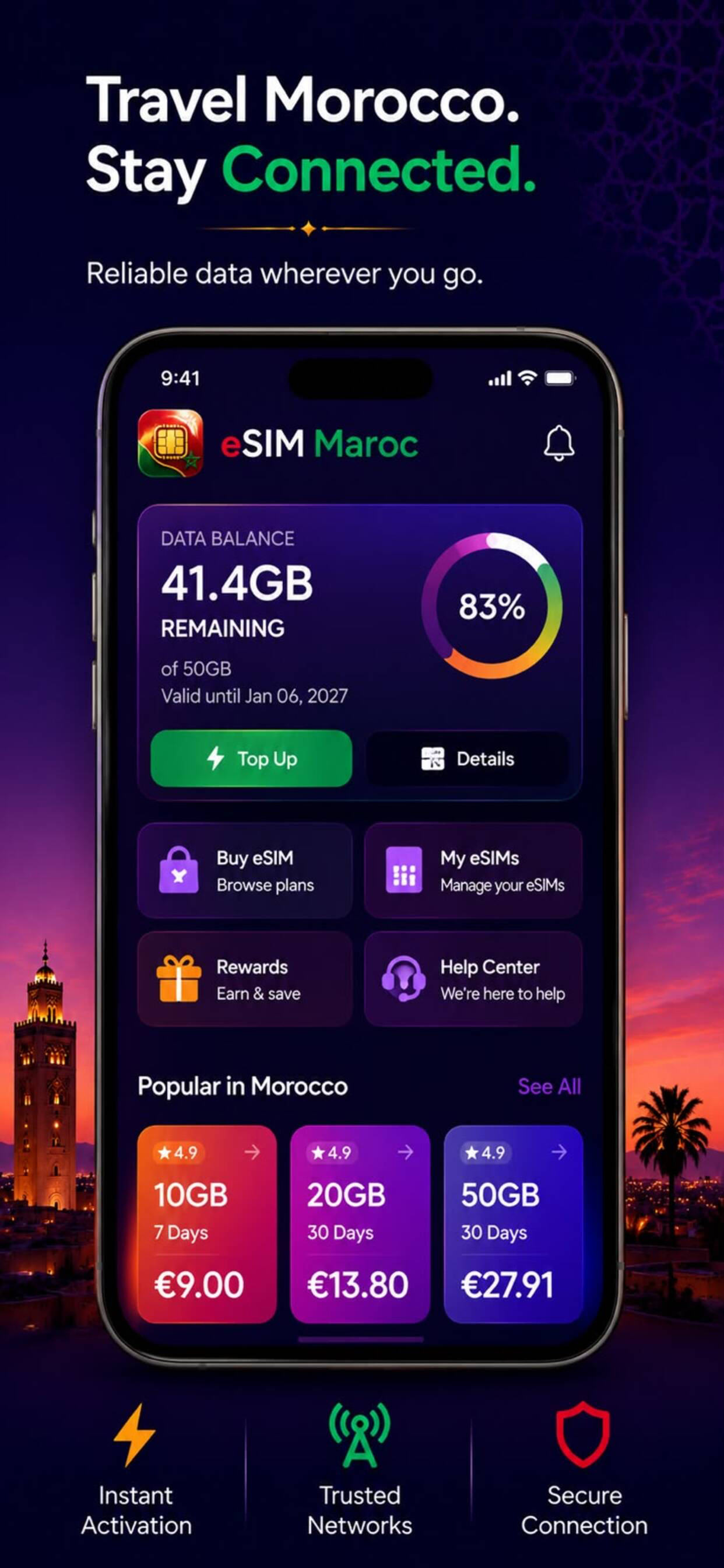 eSIM Maroc screenshot 2