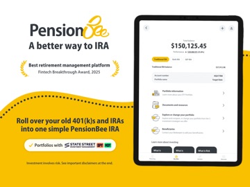 PensionBee: Roll over 401(k)s ipad screenshot 2