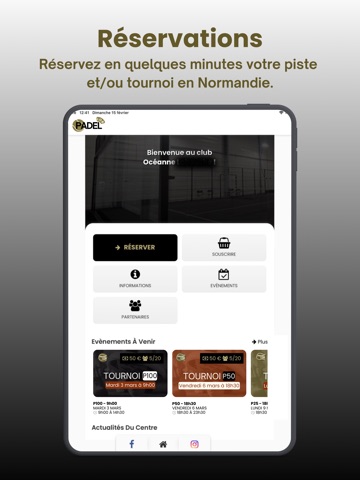 PADEL LOB iPad screenshot