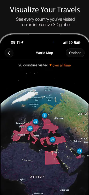 Country Days Tracker screenshot 5 of 10
